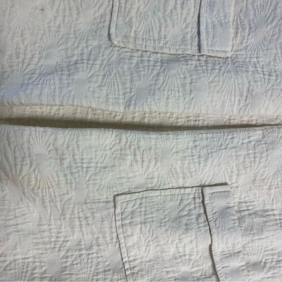 ETCETERA White Pleated Collared Dress Size 6 - Picture 8 of 8